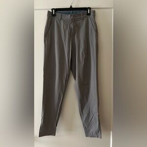 Men's Light Gray Stretch Golf Joggers - Classic Straight Fit
